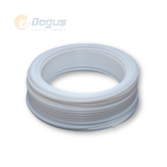 2x4 - 100m Beyaz Teflon Pnömatik Hortum (-20°C / +150°C)