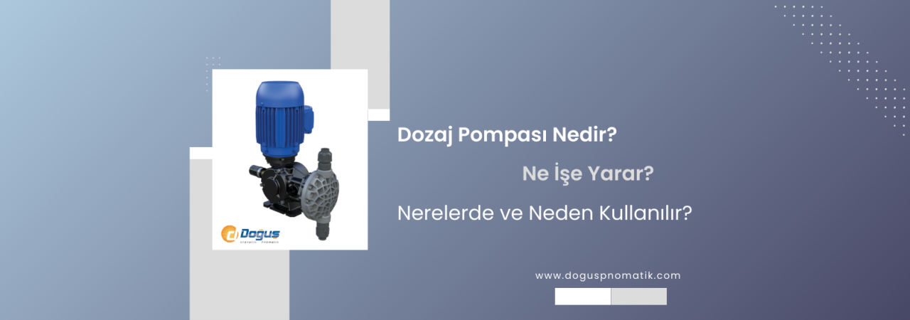 Dozaj Pompası Nedir, Nasıl Çalışır ve Nasıl Seçilir?