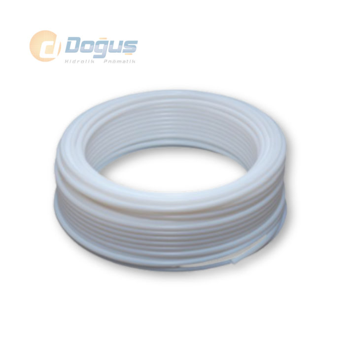 2x4mm Beyaz Teflon Pnömatik Hortum