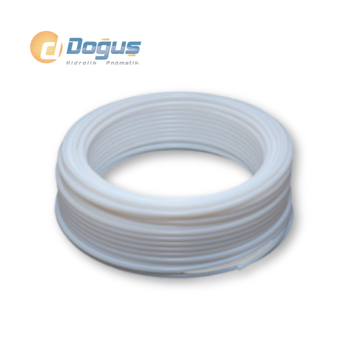 10x12mm - 100m Beyaz Teflon Pnömatik Hortum