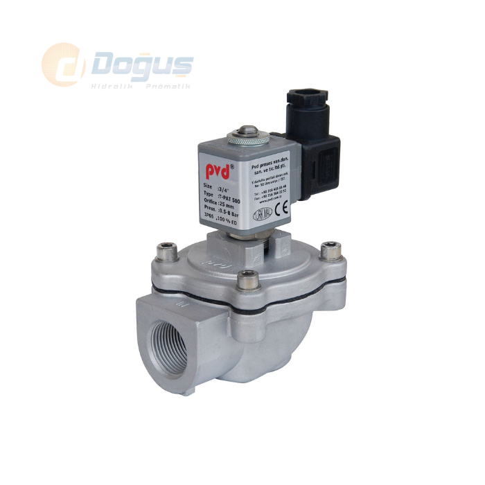 3/4'' (T - PAT 500.B) Pilot Uyarılı Patlaç Solenoid Valf