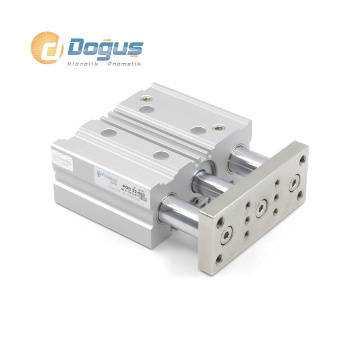 PGB Ø32 Serisi İkiz Yataklı Manyetik Silindir