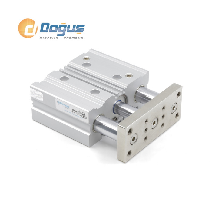 PGB Ø50 Serisi İkiz Yataklı Manyetik Silindir