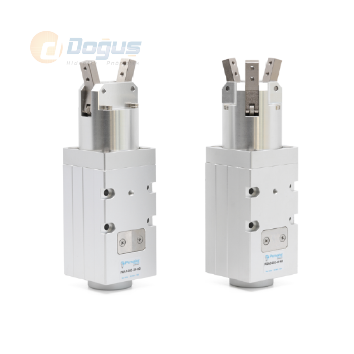 PGAD Serisi 3 Parmaklı Açısal Döner Gripper