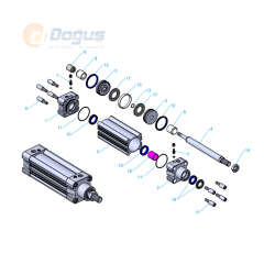 ISO-M Serisi Pnömatik Silindir Keçe Takımı