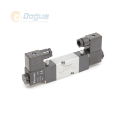 PV1 Serisi Çift Bobinli Namur Solenoid Valf (5/2 - 1/4)