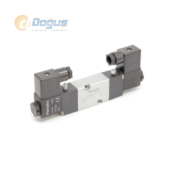 PV1EN 1/4 5/2 Çift Bobinli Namur Solenoid Valf