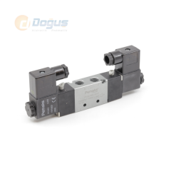 PV1 Serisi 5/3 24V DC Egzoz Merkezli Solenoid Valf