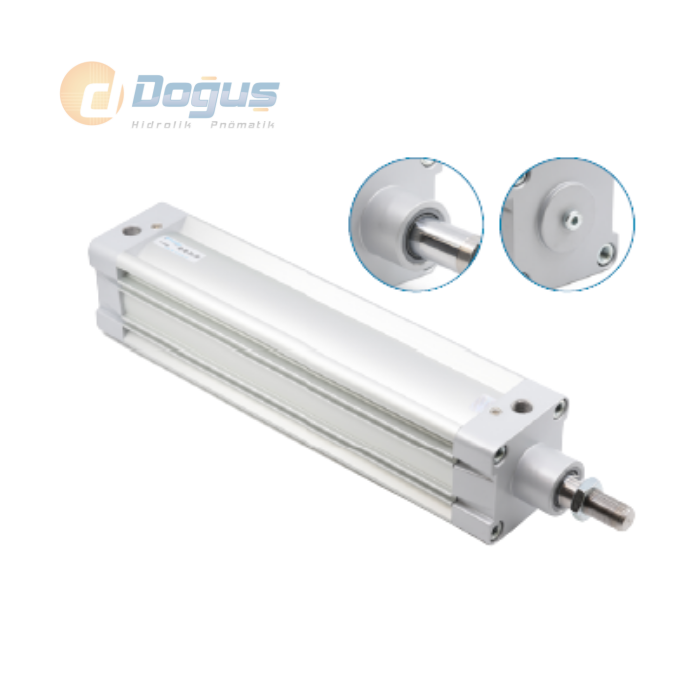 ISQ Serisi Ø50 Dönmez Milli Manyetikli Yastıklamalı Pnömatik Silindir