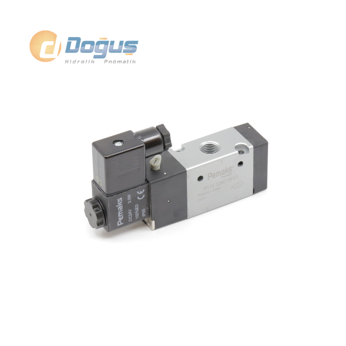 PV1E 3/2 220V AC Normalde Açık Solenoid Valf