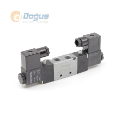 PV1 Serisi 5/2 220V AC Çift Bobinli Solenoid Valf