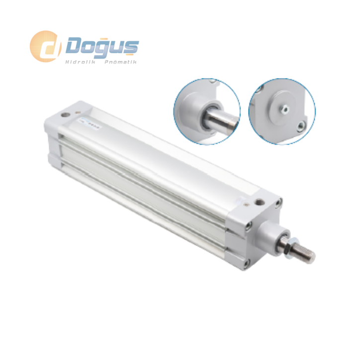 ISQ Serisi Ø40 Dönmez Milli Manyetikli Yastıklamalı Pnömatik Silindir