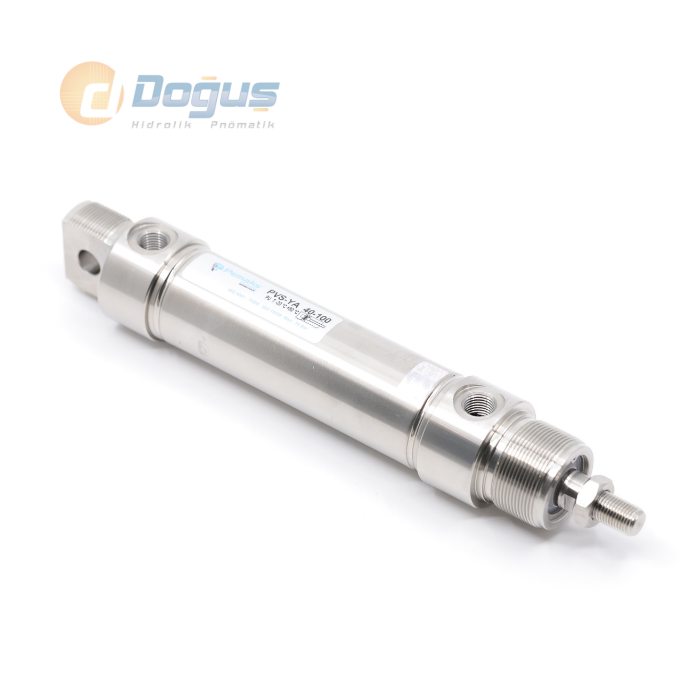 PVS Ø10 Serisi Manyetikli Paslanmaz Pnömatik Silindir