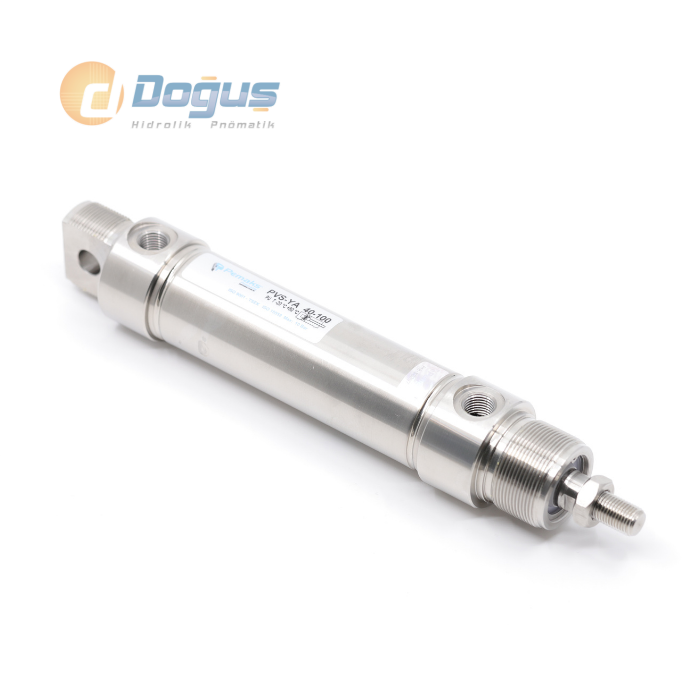 PVS Ø12 Serisi Manyetikli Paslanmaz Pnömatik Silindir
