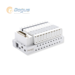 PV2T M5 - 5/2 Çift Bobinli Multipin Valf Adası