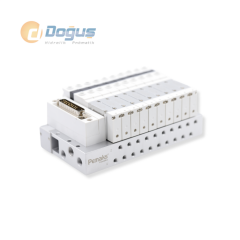 PV2 Serisi M5 2x3/2 Normalde Kapalı Multipin Valf Adası