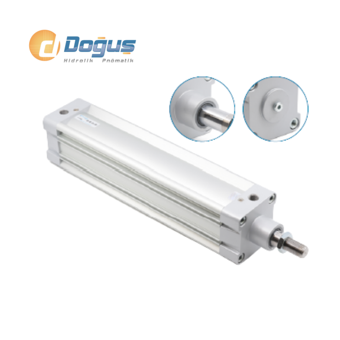 ISQ Serisi Ø125 Dönmez Milli Manyetikli Yastıklamalı Pnömatik Silindir