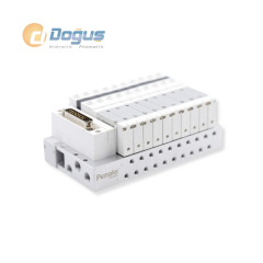PV2T 1/8 - 5/2 Tek Bobinli Multipin Valf Adası