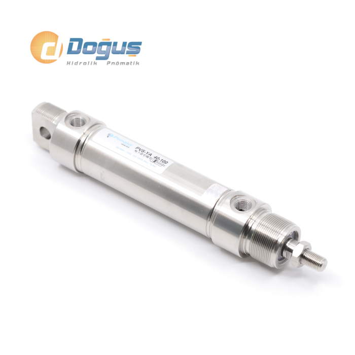 PVS Ø25 Serisi Manyetikli Paslanmaz Pnömatik Silindir