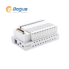 PV2T 1/8 - 2x3/2 Normalde Kapalı Multipin Valf Adası