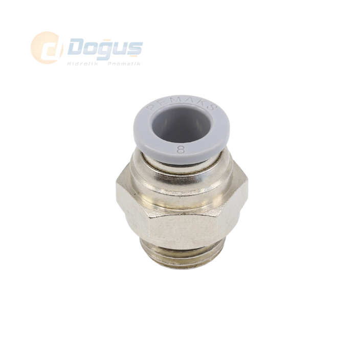 Pnömatik Düz Rakor