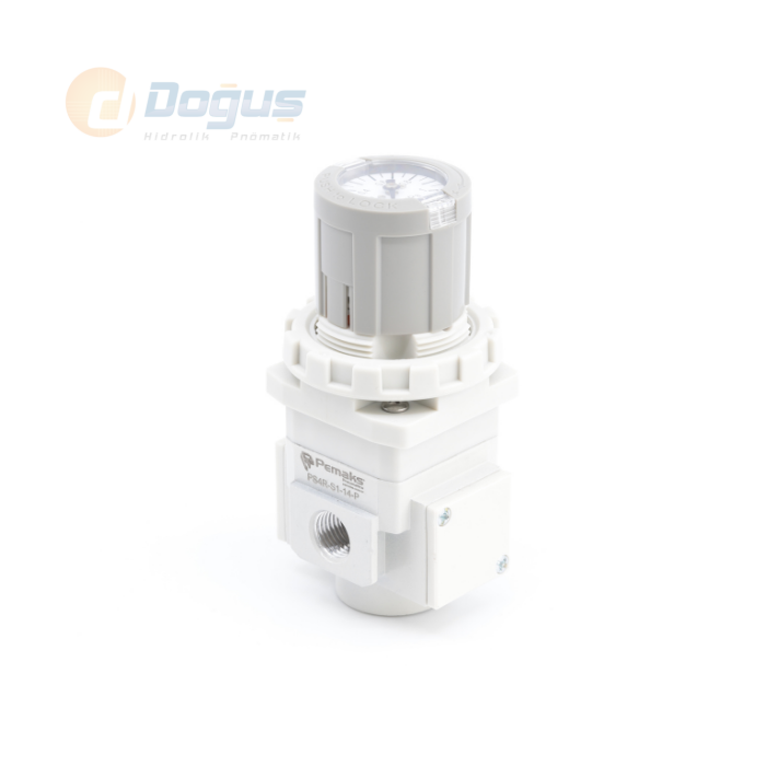 PS4R Serisi 1/4'' Kafadan Manometreli Regülatör