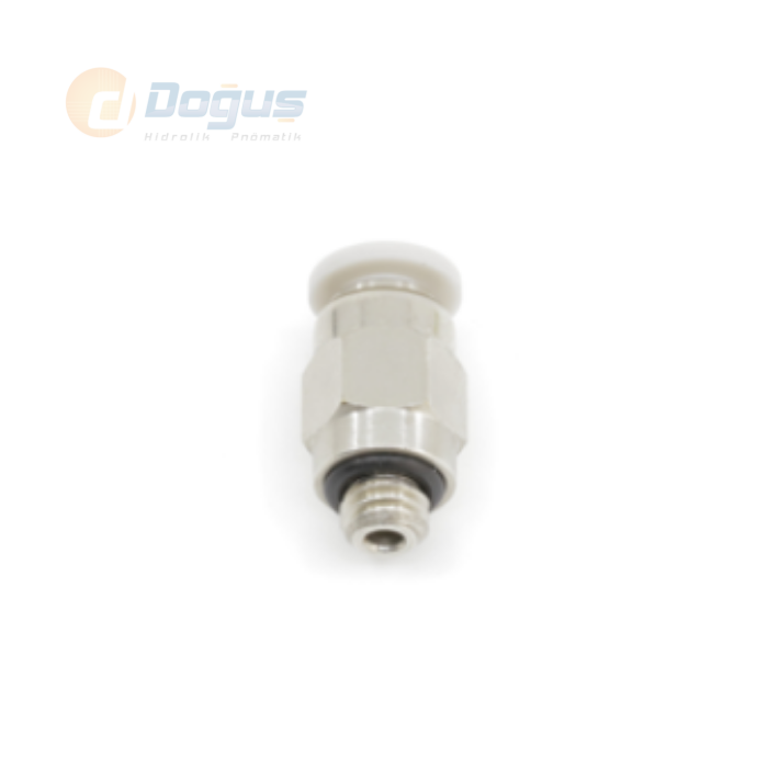 Pnömatik Mini Düz Rakor